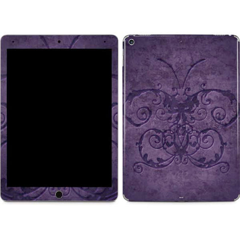 Purple Damask Butterfly by Brigid Ashwood iPad Skins